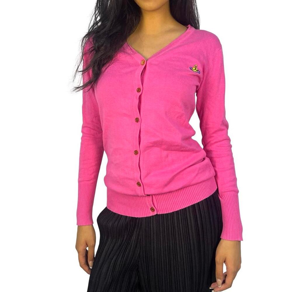 Vivienne Westwood Hot Pink Cardigan